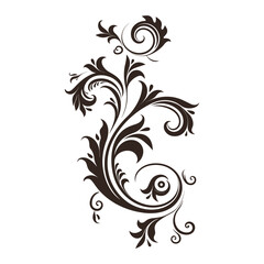 Vintage typographic design element vector, Calligraphic vector decorative Ornament element