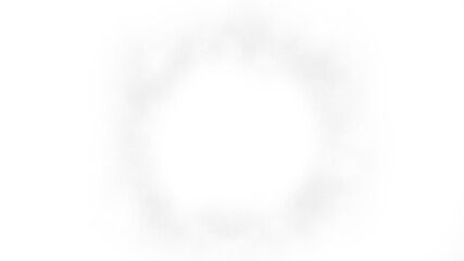 Round smoke shape on a transparent background, png, illustration © M2L