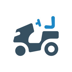 mower icon vector illustration