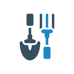 fork, pitchfork icon vector illustration