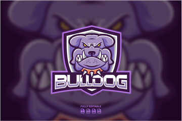 Bulldog Mascot Logo