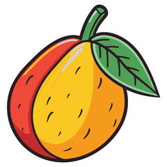 Illustration of an orange fruit mascot vector design