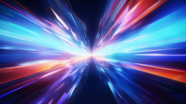 High-tech futuristic tech abstract tech style light background