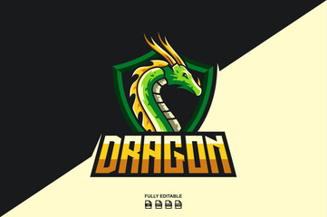 Dragon Mascot Logo