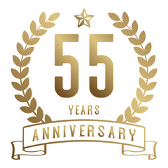55 years anniversary celebration

