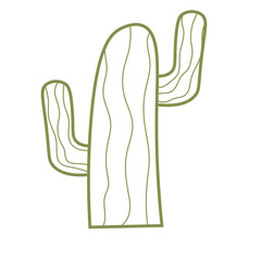 Boho Line Cactus