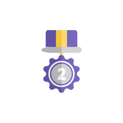 High resolution flat award icon, they can be easily edited and easily embedded in your project.