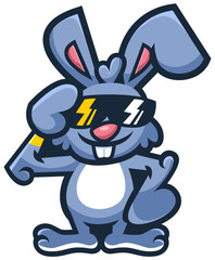 rabbit with a sunglasses