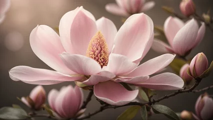 Foto op Canvas pink lotus flower © Sudar
