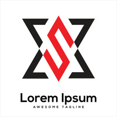 S Letter Logo Design Free Icon