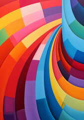 Obraz premium Pattern shape wallpaper background abstract colour art