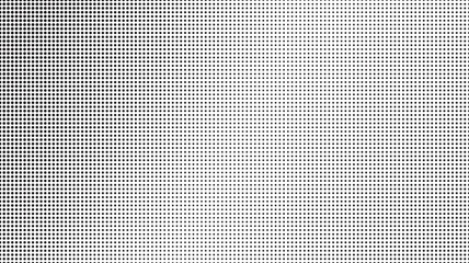 Black and White Dots, Halftone effect. Gradient