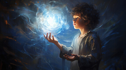 Boy With Magic Spell