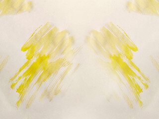 Background made of an abstract painting with watercolor paints with water stains, waves and lines...