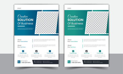 Corporate and creative business flyer design template, modern business Flyer design Template Brochure cover