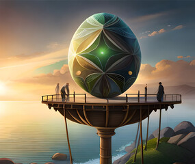 Magic giant egg, png