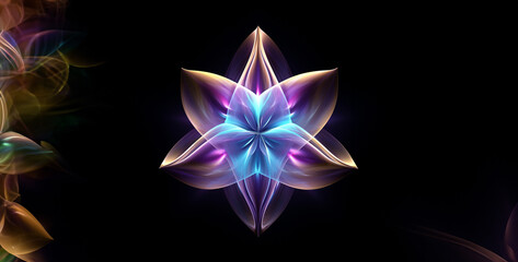 star of a light multi color graphic shape in Hd wallpaper