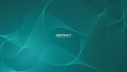 Wavy lines background with color gradient design