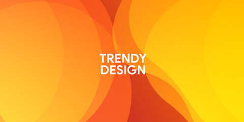 	
Abstract colorful orange curve background