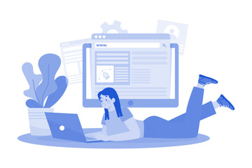 UX designer enhancing website usability for SEO.