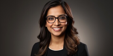 Fototapeta premium illustration of Indian female, generative AI