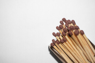 Match sticks - match box - match box texture background