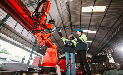 Robotic team boost software, machine, ensure efficiency. Troubleshooting, upgrade for optimal result