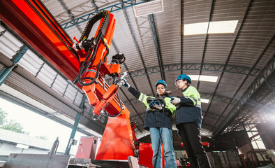 Robotic team boost software, machine, ensure efficiency. Troubleshooting, upgrade for optimal result