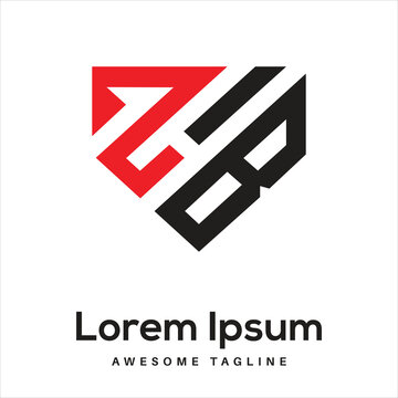 ZIB Letter Logo Design Free Icon