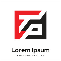TP Letter Logo Design Free Icon