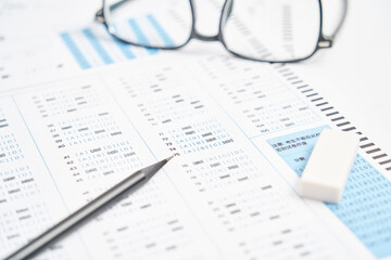  Multiple Choice Test Form and pencil 