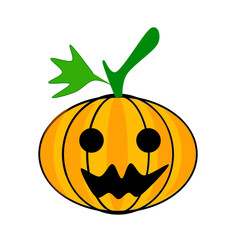 Yellow-orange pumpkins for Halloween