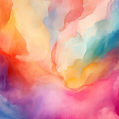 Watercolor background illustration. Wedding invitation background template