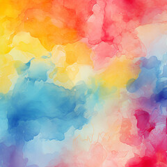 Watercolor background illustration. Wedding invitation background template