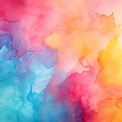 Watercolor background illustration. Wedding invitation background template