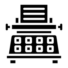 typewriter icon