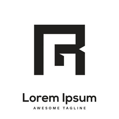 R Letter Logo Design Free Icon