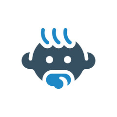 baby, child icon vector illustration
