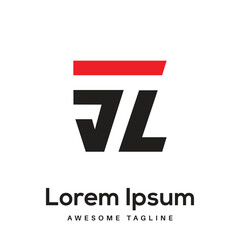 JL Letter Logo Design Free Icon