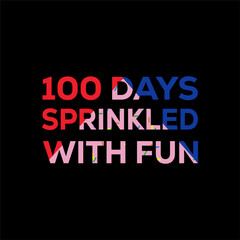 100 days sprinkled with fun, 100 days school t shirt