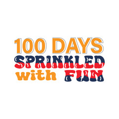 Obraz premium 100 days sprinkled with fun