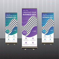 business roll up banner design