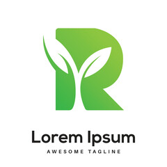 R Letter Logo Design Free Icon