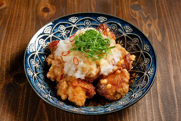 ザンギのおろしポン酢がけ