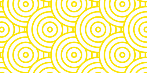 Abstract pattern with circles. Seamless geometric swirl spiral pattern and abstract circle wave lines. Ornament circle overlapping background. Colorful element line pattern.