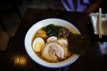 Focus Delicious chashu pork ramen