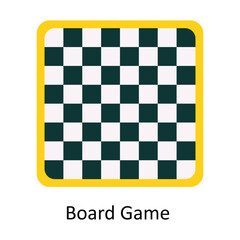 Board Game  vector Flat Icon Design illustration. Symbol on White background EPS 10 File 