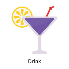 Drink vector Flat Icon Design illustration. Symbol on White background EPS 10 File 