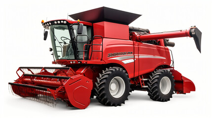 Red generic tractor