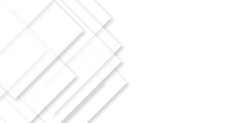 Fototapeta premium Modern and seamless retro pattern Minimalistic geometric white abstract background. abstract background perfect for cover, white light grey modern seamless technology concept elegant white background